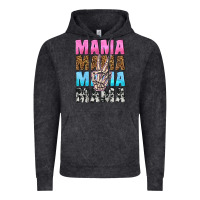 Vintage Arctic mama skeleton peace leopard pattern Vintage Hoodie - NancyCooperArtShop