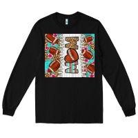 Black american football mom Long Sleeve Tee - LillyAllenDesigns