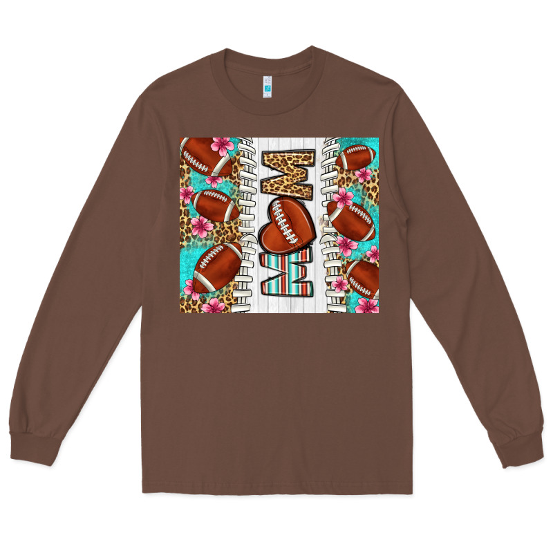 American Football Mom Long Sleeve Tee by LillyAllenDesigns | Teevron