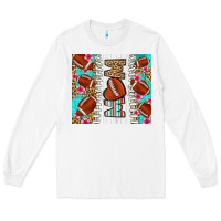 White american football mom Long Sleeve Tee - LillyAllenDesigns
