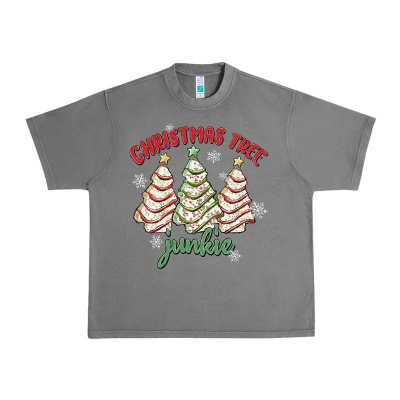 Christmas Tree Junkie Urban Heavy Tee by MaliasSmallBusiness | Teevron