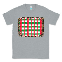 Heather Grey Christmas Pattern Classic Tee - CowhideDigitalArt