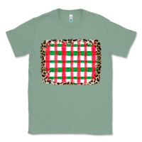 Sage Christmas Pattern Classic Tee - CowhideDigitalArt