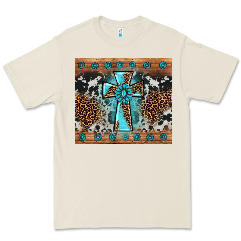 Gemstone Leopard Cross Premium Tee by AdoDesignShop | Teevron