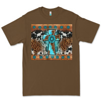 Cacao gemstone leopard cross Premium Tee - AdoDesignShop
