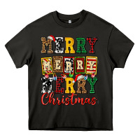 Asphalt merry merry merry christmas ado Heavy Core Tee - AdoDesignShop
