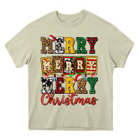 Mossy merry merry merry christmas ado Heavy Core Tee - AdoDesignShop