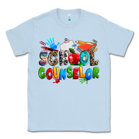 Dusty Blue school counselor Classic Tee - NancyCooperArtShop