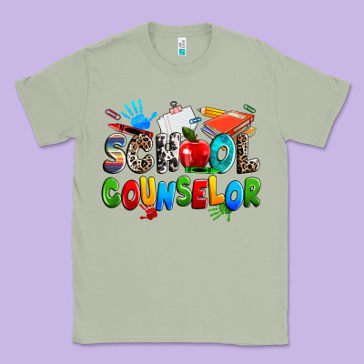 School Counselor Classic Tee Designed By Nancycooperartshop