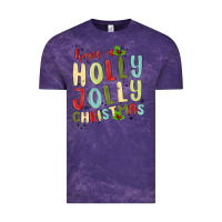 Cloud Purple have a holly jolly christmas Vintage Tee - MaliasSmallBusiness