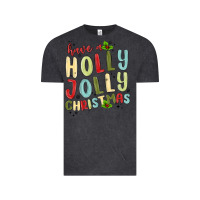 Vintage Black have a holly jolly christmas Vintage Tee - MaliasSmallBusiness
