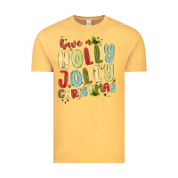 Vintage Mustard have a holly jolly christmas Vintage Tee - MaliasSmallBusiness