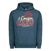 Pigment Midnight Navy cousin crew Urban Hoodie - CowhideDigitalArt