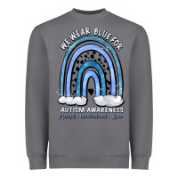 Storm we wear blue for autism awareness accept understan Heavyweight Sweatshirt - Artiststas
