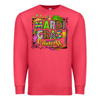 Cardinal mardi gras princess Premium Sweatshirt - OliviaCreatesArt
