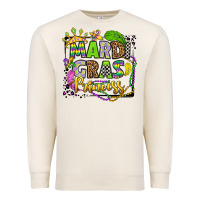 Sandshell mardi gras princess Premium Sweatshirt - OliviaCreatesArt