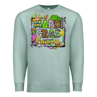 Seafoam mardi gras princess Premium Sweatshirt - OliviaCreatesArt