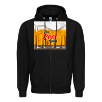 Black the cool dad and beer Zipper Hoodie - TumblerDesignByShophia
