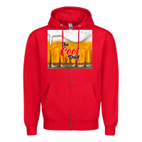 Red the cool dad and beer Zipper Hoodie - TumblerDesignByShophia