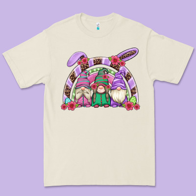 Easter Gnomes Rainbow Premium Tee Designed By Artiststas