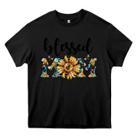 Black blessed mom Heavy Core Tee - JahusDesignShop