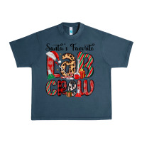 Midnight Navy santa s favorite lab crew Urban Heavy Tee - MaliasSmallBusiness