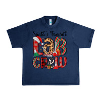 Navy santa s favorite lab crew Urban Heavy Tee - MaliasSmallBusiness
