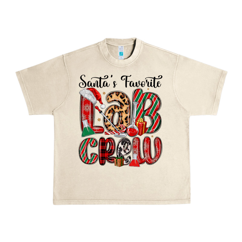 Santa S Favorite Lab Crew Urban Heavy Tee by MaliasSmallBusiness | Teevron