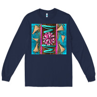 Navy cheer mom Long Sleeve Tee - LillyAllenDesigns