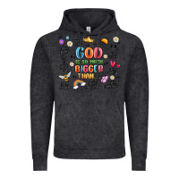 Vintage Black god is so much bigger than... Vintage Hoodie - MaliasSmallBusiness
