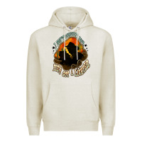 Oatmeal Heather I don't smoke but he's got a lighter Premium Hoodie - HowdyJamesFarm