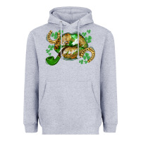 Heather Grey St. Patrick's Day lips Heavyweight Hoodie - CowGirlArtShop