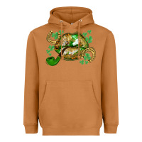 Meerkat St. Patrick's Day lips Heavyweight Hoodie - CowGirlArtShop