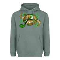 Sage St. Patrick's Day lips Heavyweight Hoodie - CowGirlArtShop