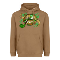 Toasted Coconut St. Patrick's Day lips Heavyweight Hoodie - CowGirlArtShop