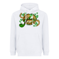 White St. Patrick's Day lips Heavyweight Hoodie - CowGirlArtShop