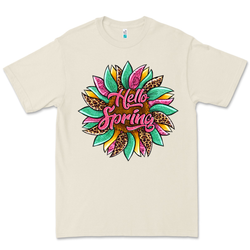 Hello Spring Sunflower Premium Tee by Artiststas | Teevron