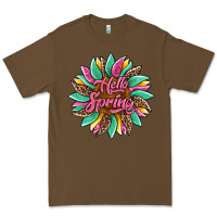 Cacao hello spring sunflower Premium Tee - Artiststas
