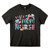 Asphalt wife mom nurse Heavy Core Tee - BundleAndBundleShop
