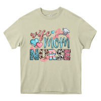 Mossy wife mom nurse Heavy Core Tee - BundleAndBundleShop