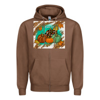 Chestnut happy fall Zipper Hoodie - TumblerDesignByShophia