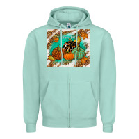 Seafoam happy fall Zipper Hoodie - TumblerDesignByShophia