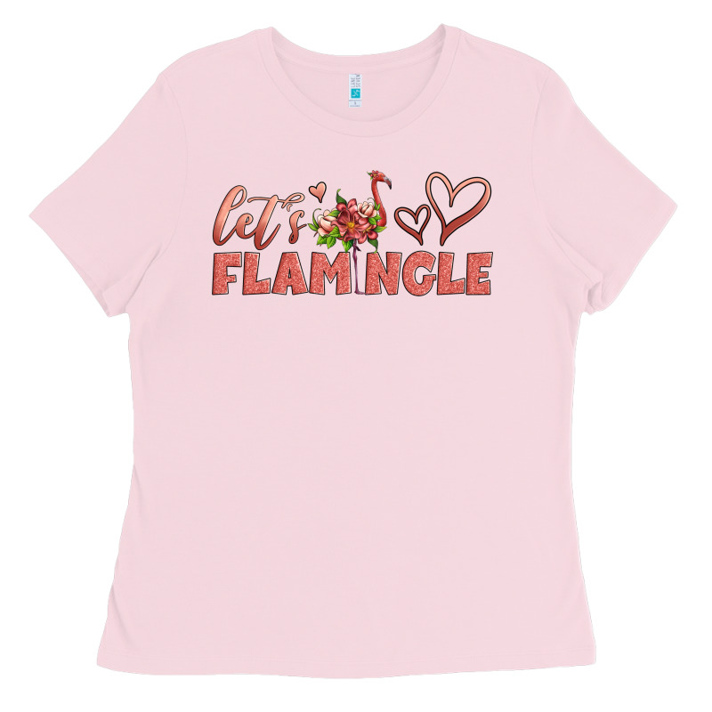 Let's Flamingle Ladies Tee by Artiststas | Teevron