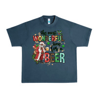 Midnight Navy the most wonderful time for a beer Urban Heavy Tee - MaliasSmallBusiness