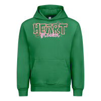 Emerald Heart Breaker Valentine Urban Hoodie - CowhideDigitalArt