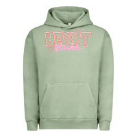 Pigment Oil Green Heart Breaker Valentine Urban Hoodie - CowhideDigitalArt