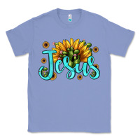 Colony Blue jesus sunflower Classic Tee - JahusDesignShop