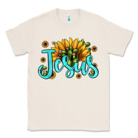 Natural jesus sunflower Classic Tee - JahusDesignShop