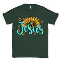 Sports Green jesus sunflower Classic Tee - JahusDesignShop