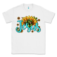 White jesus sunflower Classic Tee - JahusDesignShop